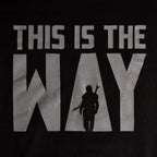 Immagine del prodotto Felpa con cappuccio 'This is the Way' per fan di Star Wars nera