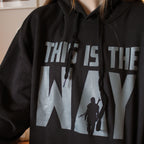 Immagine del prodotto Felpa con cappuccio 'This is the Way' per fan di Star Wars nera