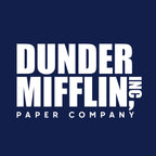 Immagine del prodotto T-shirt con logo di Paper Company per i fan di The Office blu