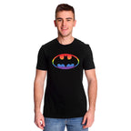 Immagine del prodotto Batman - T-shirt con logo Pride nera