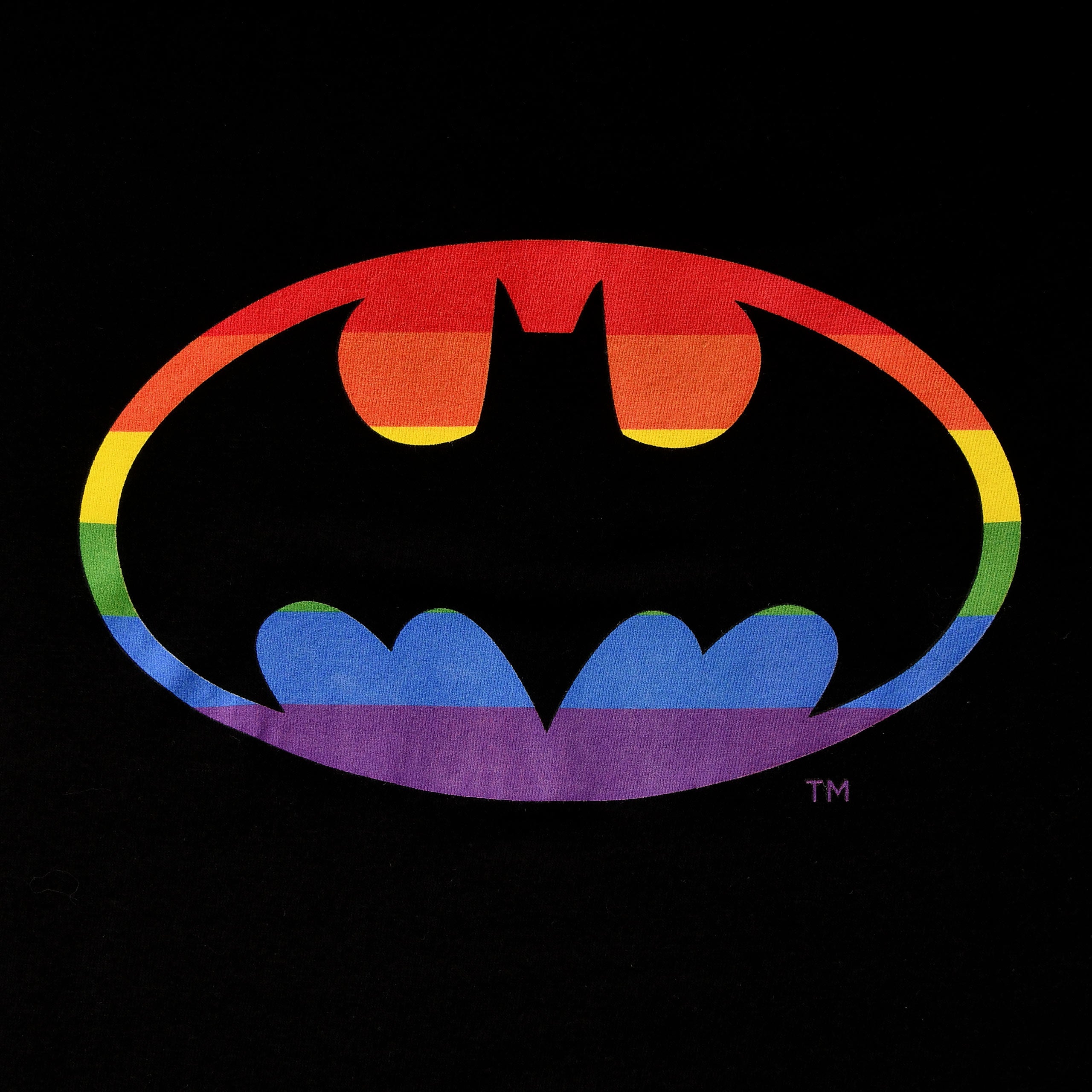 Immagine del prodotto Batman - T-shirt con logo Pride nera