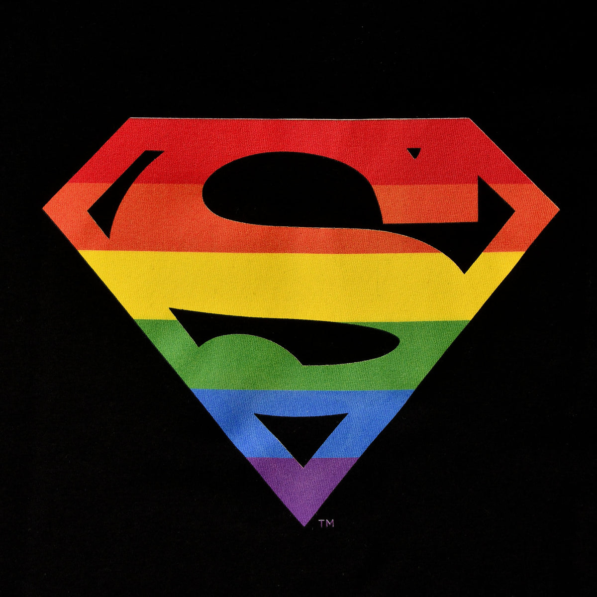 Immagine del prodotto Superman - T-shirt nera con logo Pride