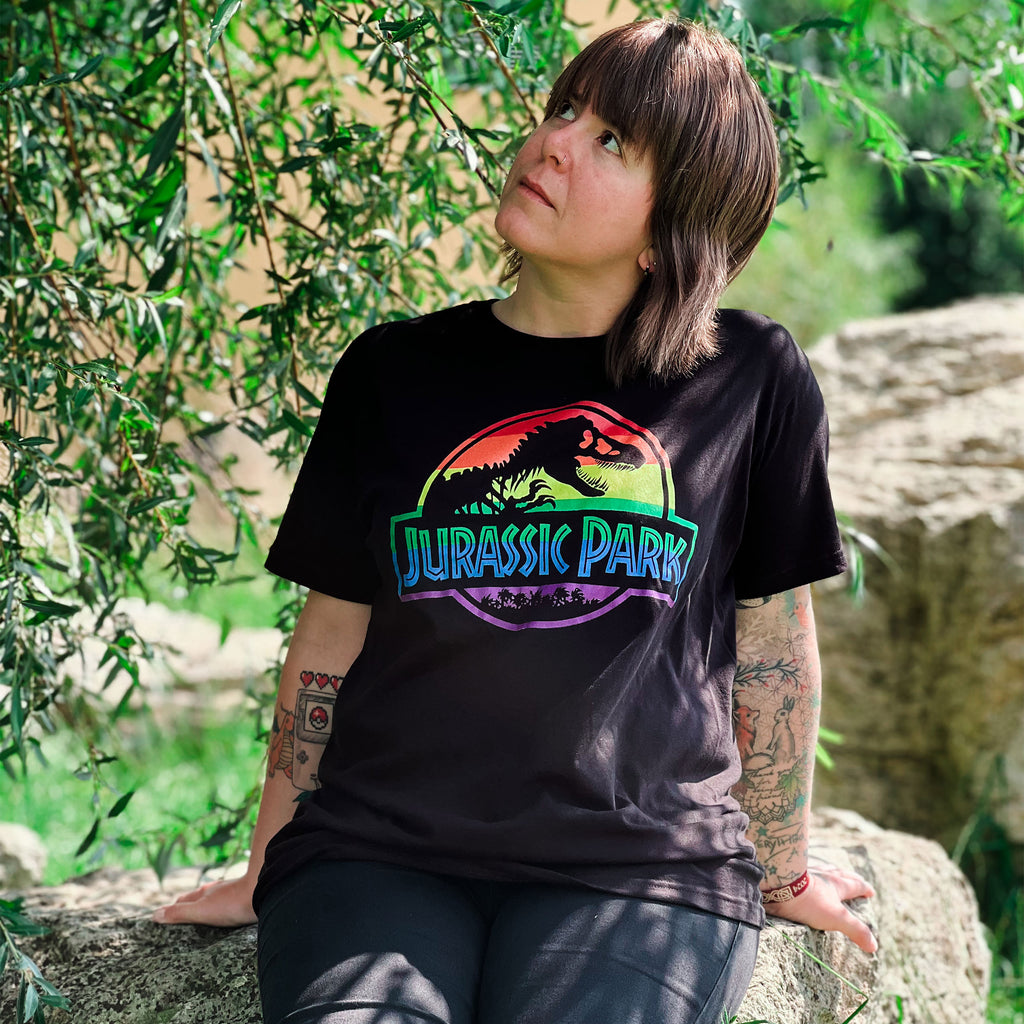 Immagine del prodotto Jurassic Park - T-shirt con logo Pride nera
