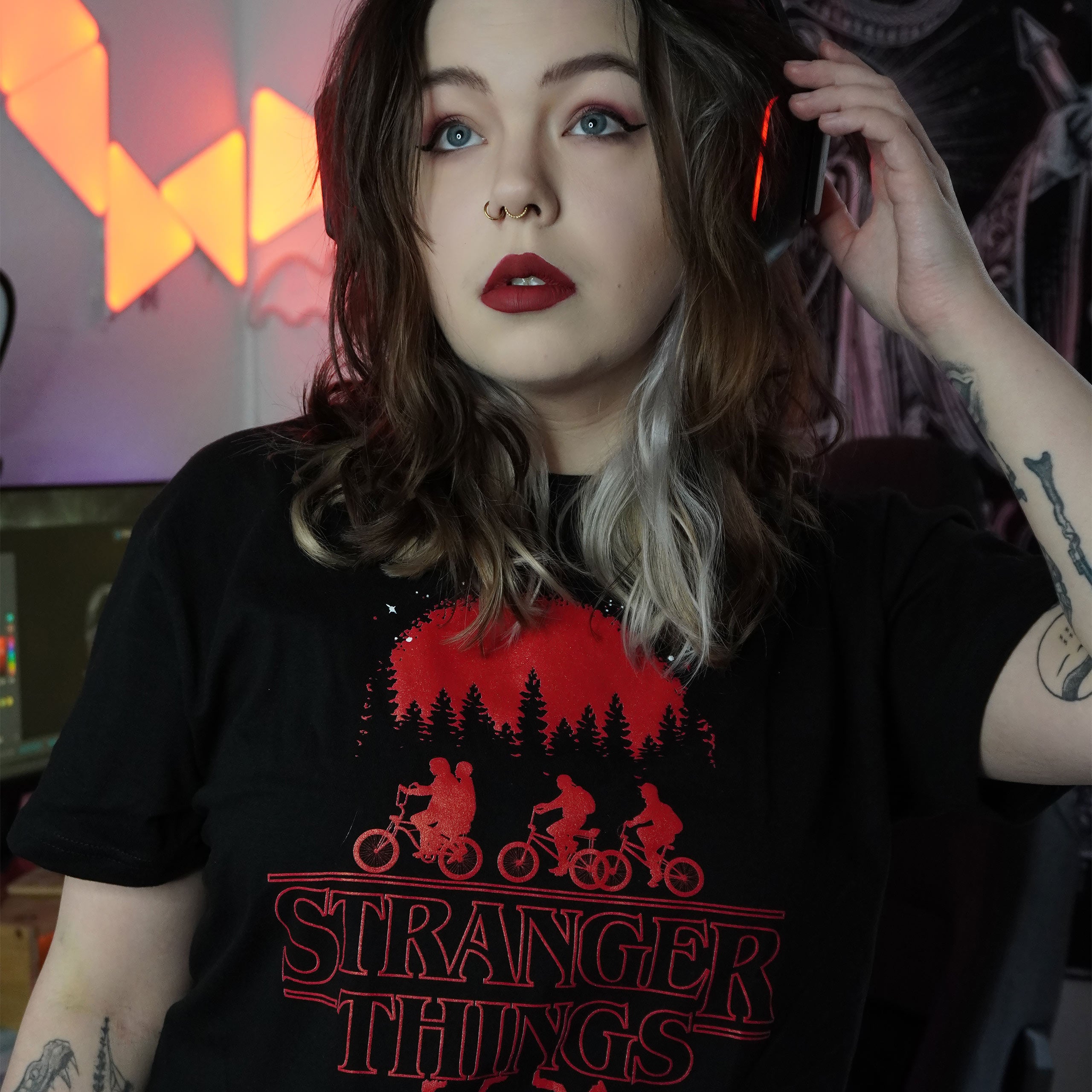 Immagine del prodotto Stranger Things - T-Shirt Silhouette nera