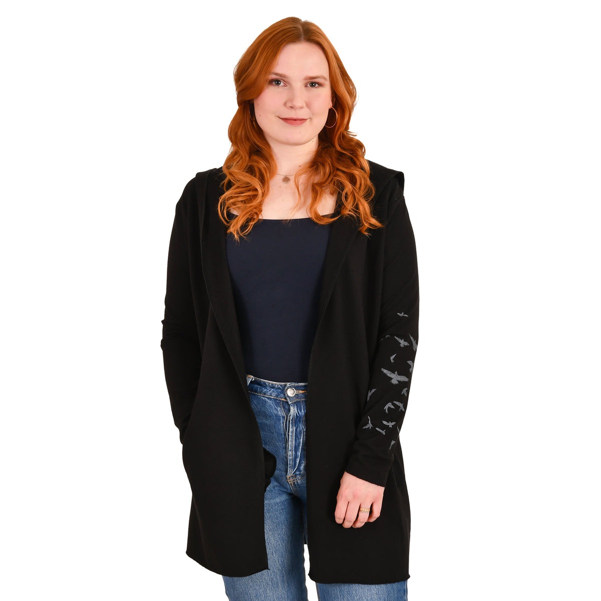 Immagine del prodotto Mercoledì - Solitude Suits Me Cardigan con cappuccio