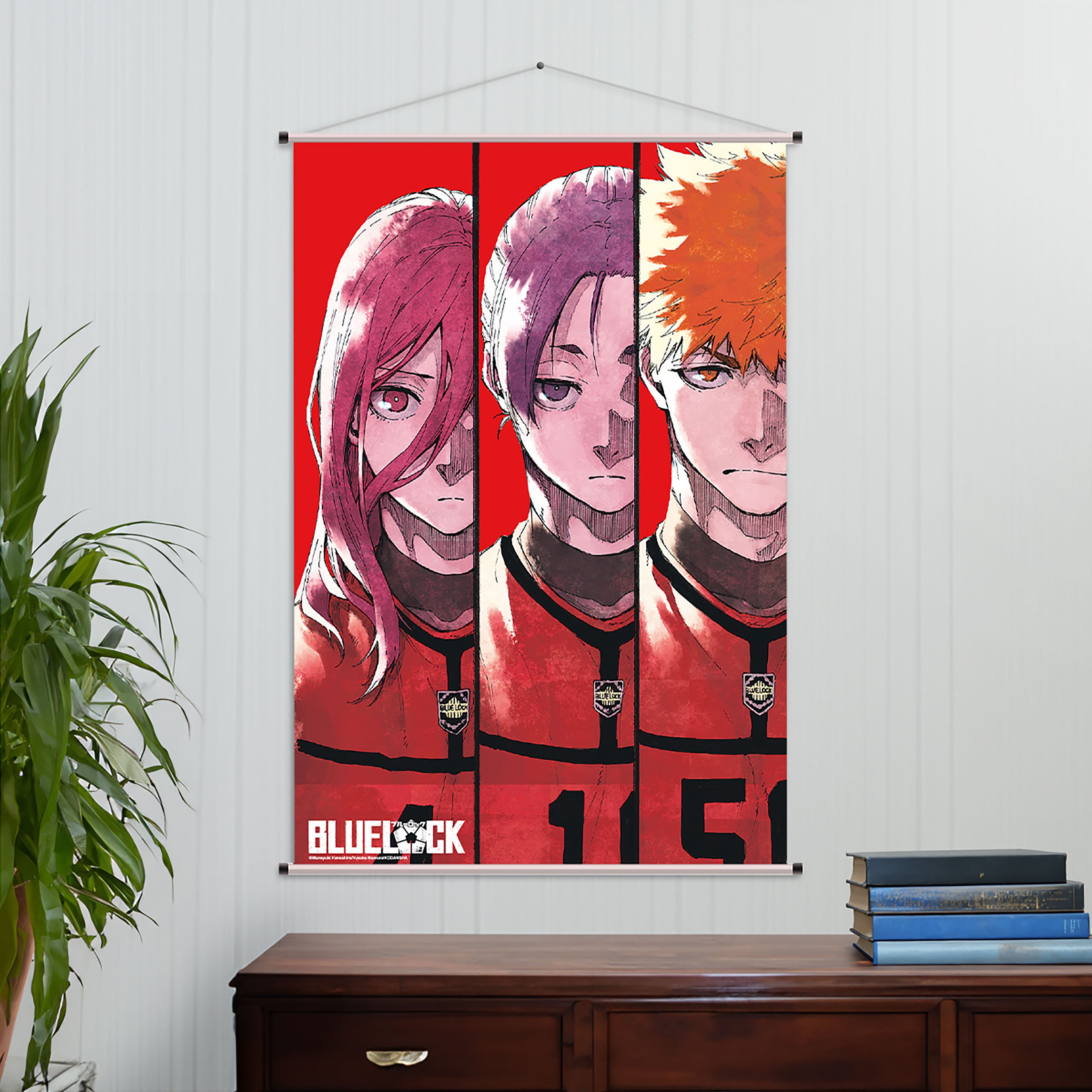 Immagine del prodotto Blue Lock - Rotolo da parete del team rosso