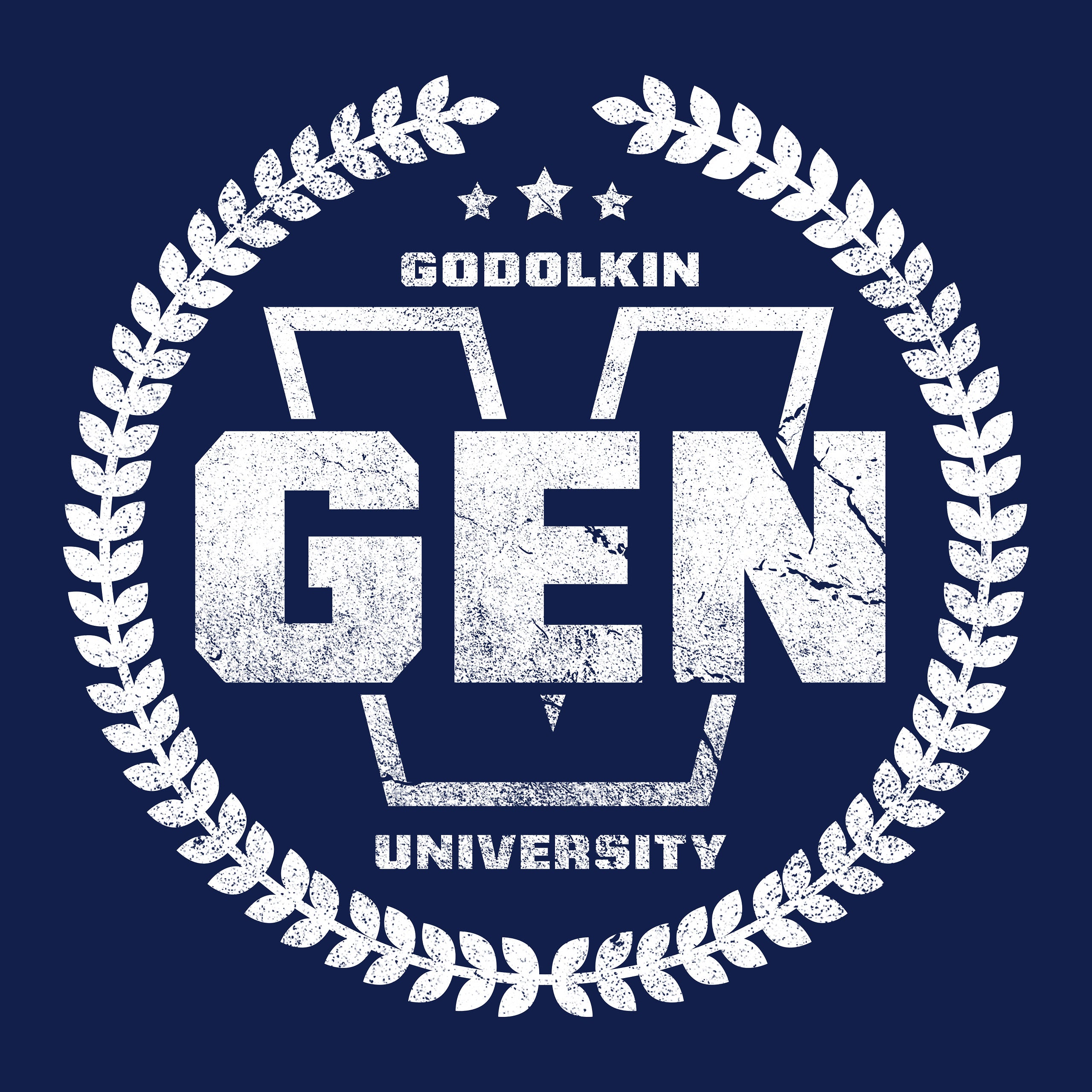 Immagine del prodotto T-shirt dell'Università Gen V Godolkin per i fan di The Boys