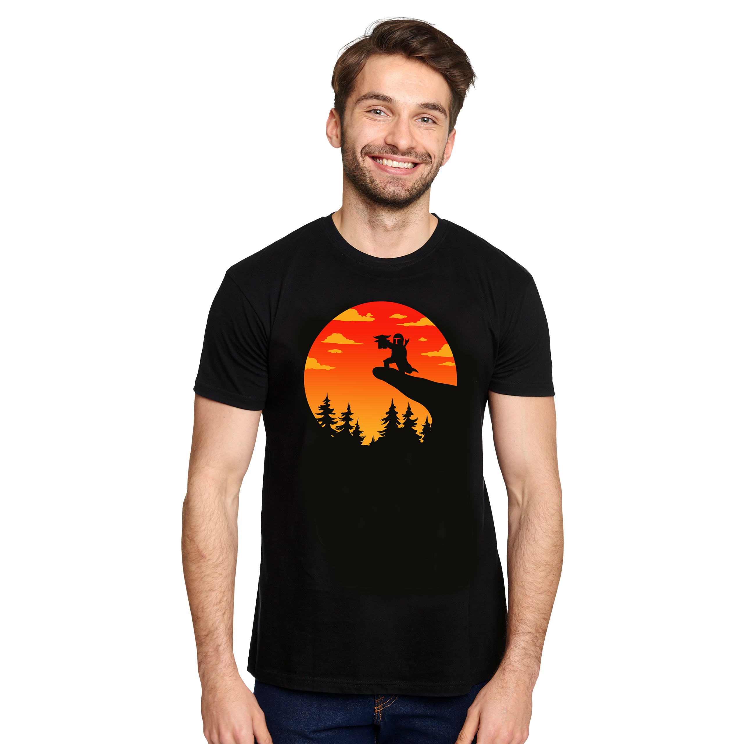 Immagine del prodotto T-shirt Circle of Life per fan di Mandalorian nero
