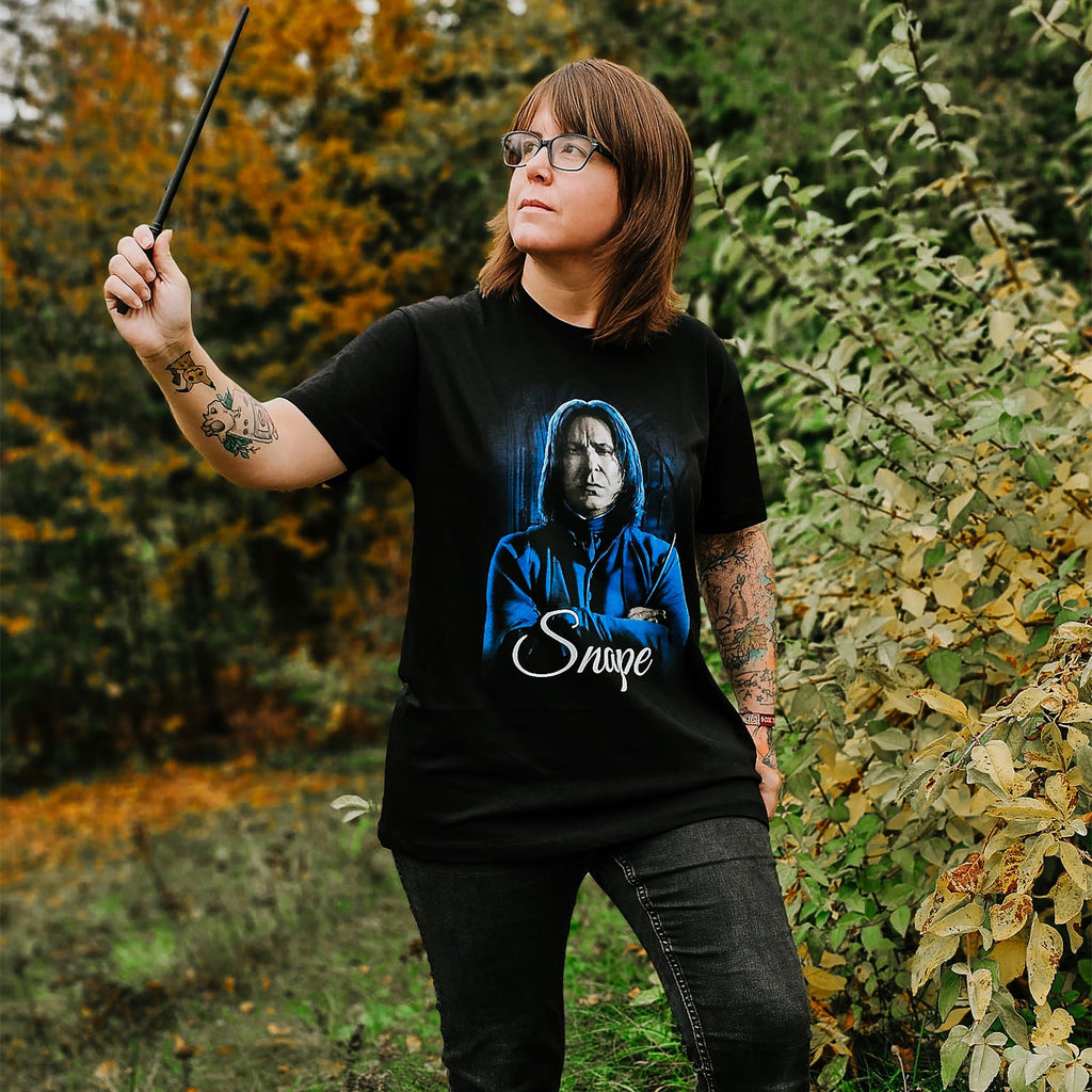 Immagine del prodotto T-shirt nera di Severus Snape - Harry Potter