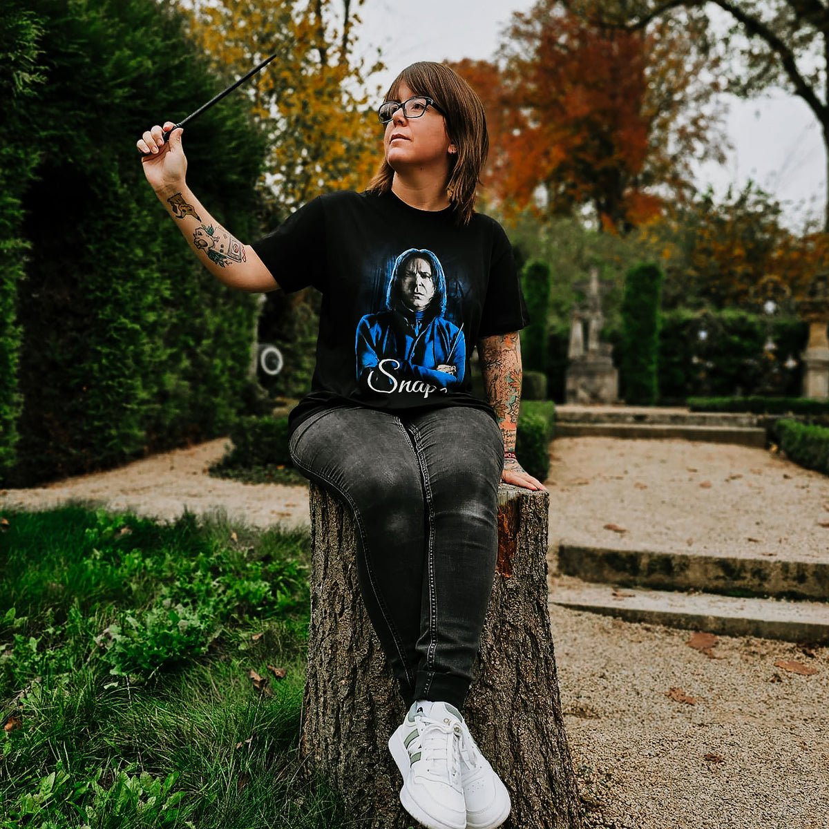 Immagine del prodotto T-shirt nera di Severus Snape - Harry Potter