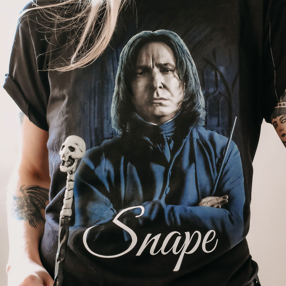 Immagine del prodotto T-shirt nera di Severus Snape - Harry Potter