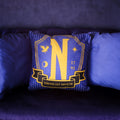 Product image Wednesday - Nevermore Academy Logo Cushion
