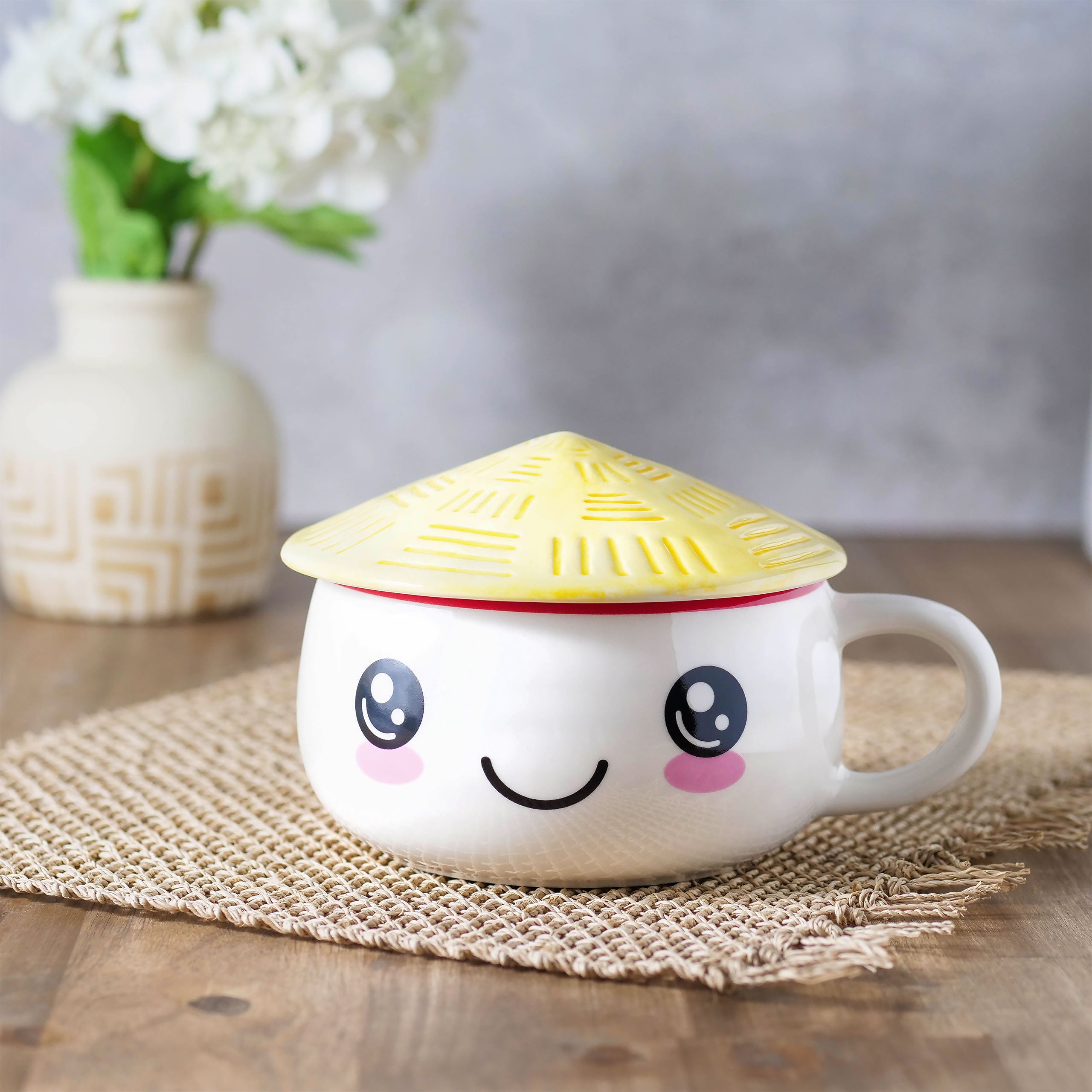 Immagine del prodotto Tazza Kawaii con coperchio per fan dell'Anime