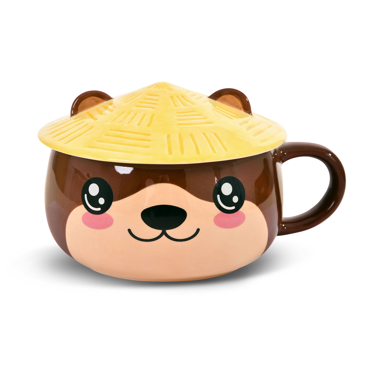 Immagine del prodotto Tazza Kawaii di Lontra con coperchio per fan dell'Anime
