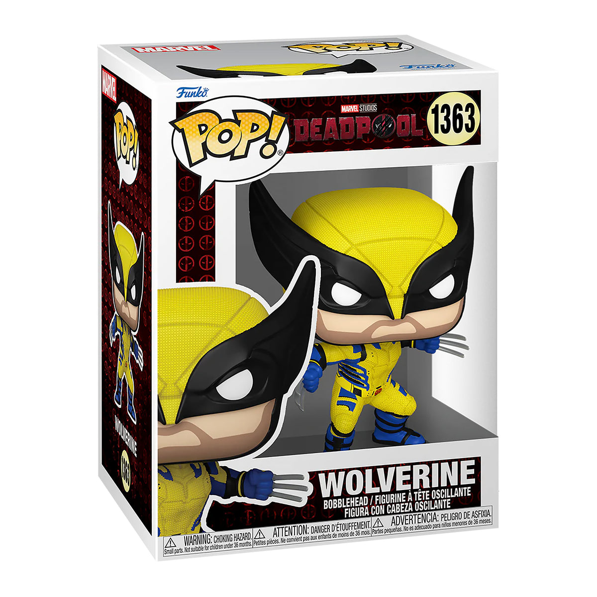 Immagine del prodotto Deadpool 3 - Wolverine Funko Pop Figura con testa oscillante