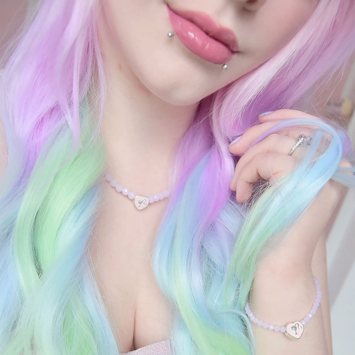 Immagine del prodotto Barbie - Braccialetto di perle con silhouette