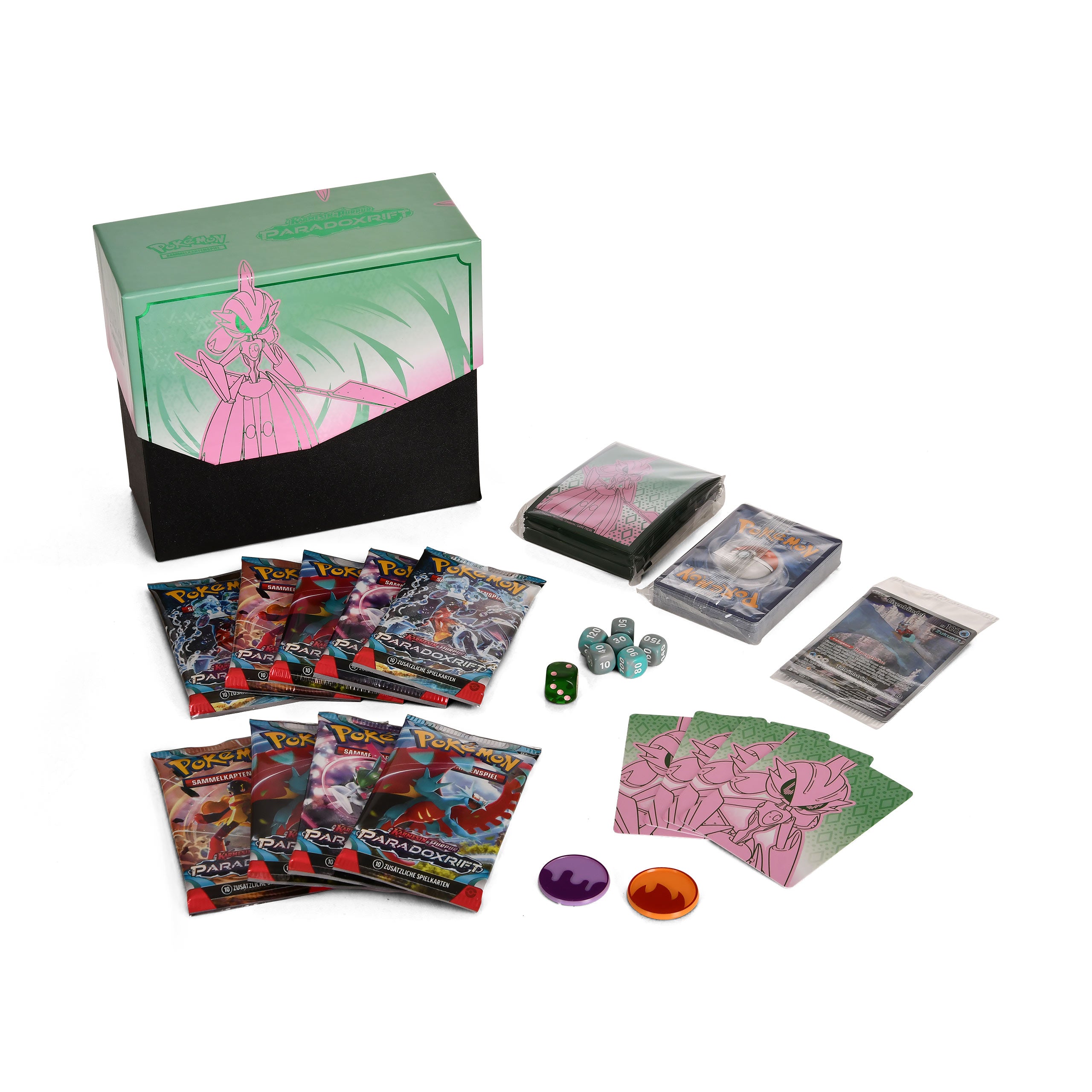 Immagine del prodotto Pokemon - Cremisi & Porpora Guerriero di Ferro Box Allenatore Top