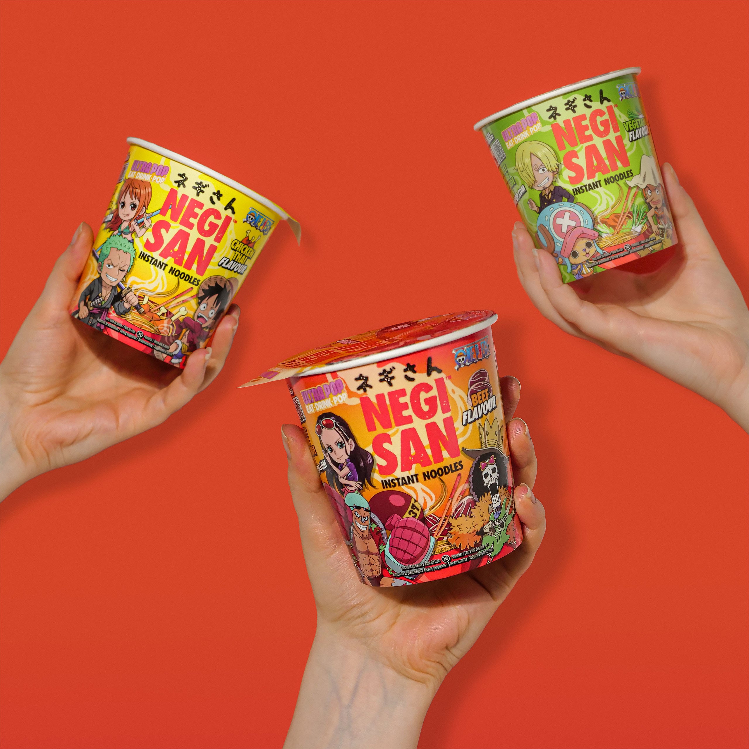 Immagine del prodotto One Piece Ramen - Luffy, Zoro e Nami Pollo Thai Istantaneo