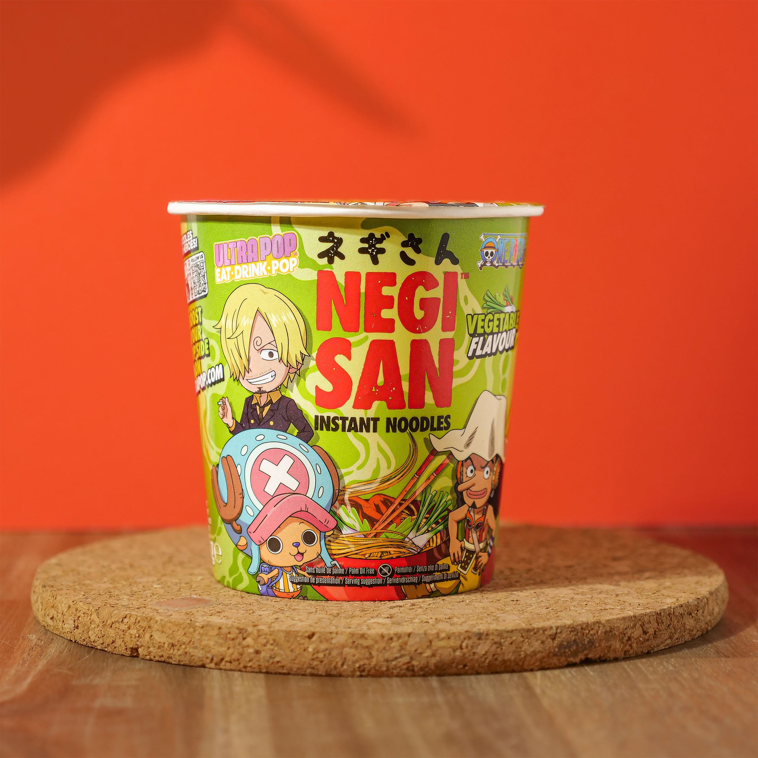 Immagine del prodotto One Piece Ramen - Sanji, Usopp e Chopper Vegetable Instant-Noodles
