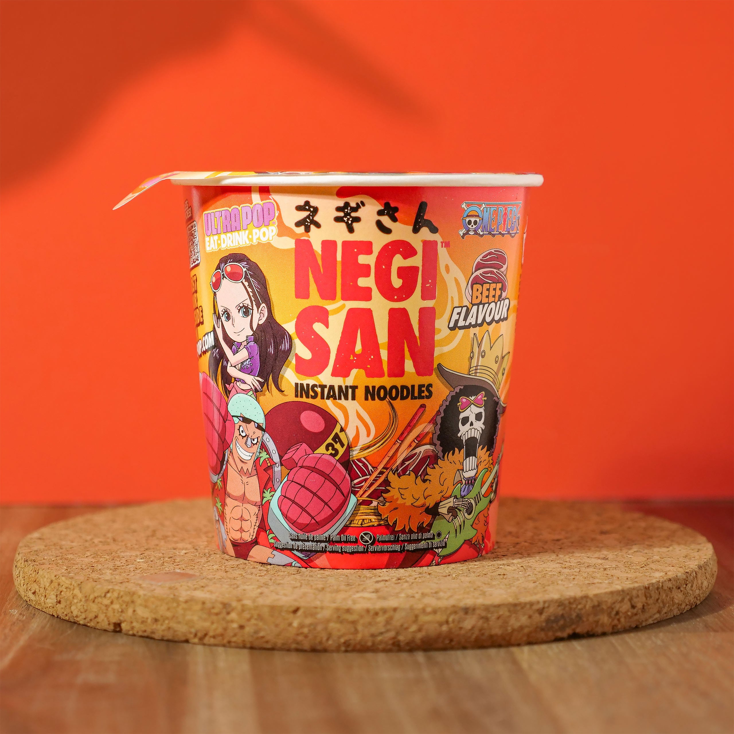 Immagine del prodotto One Piece Ramen - Robin, Franky e Brook Beef Instant-Noodles