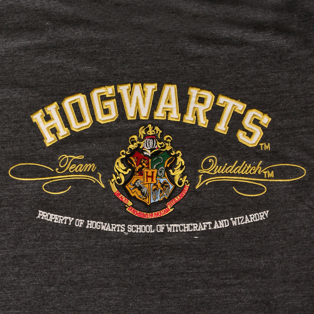 Immagine del prodotto Harry Potter - T-shirt premium grigia con lo stemma di Hogwarts