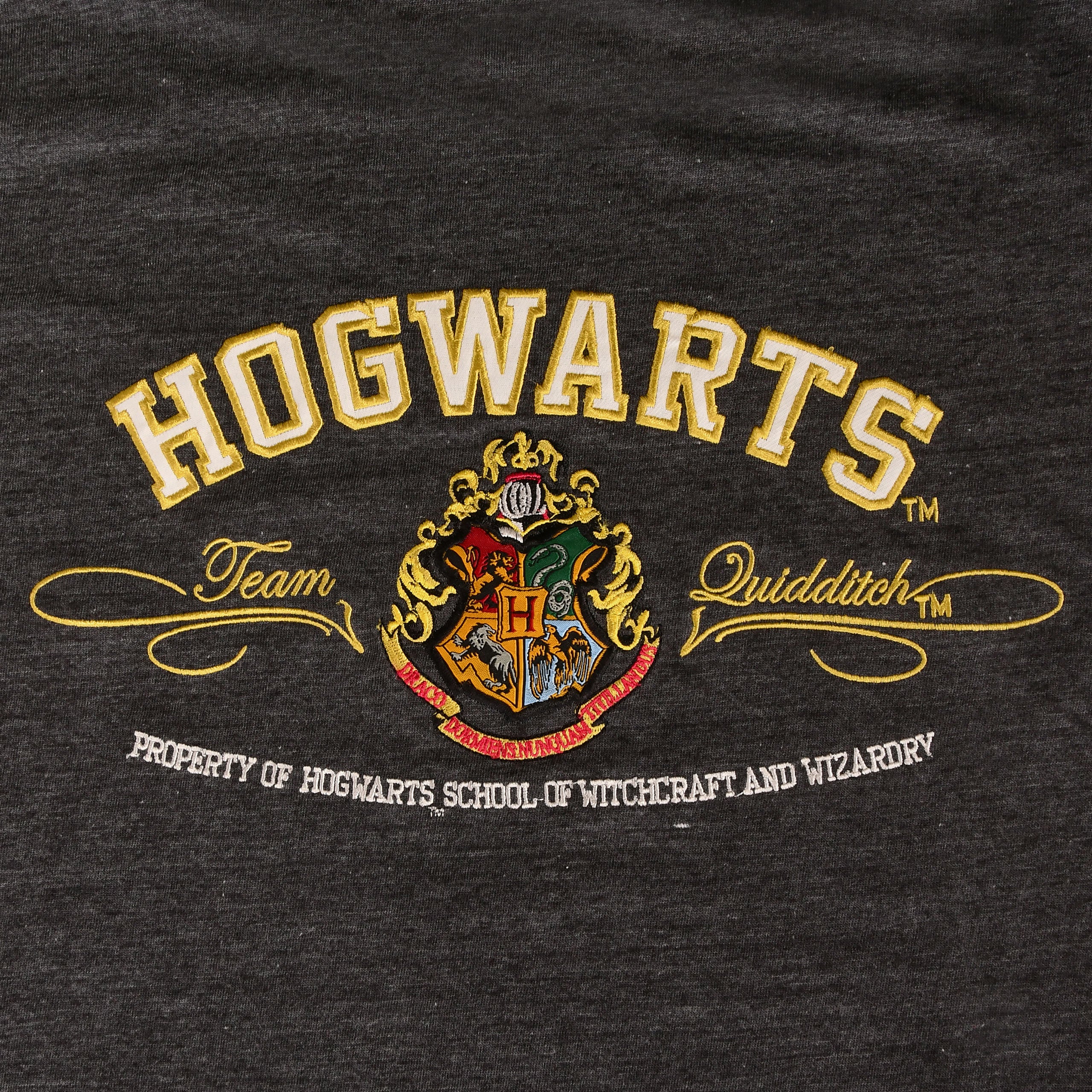 Immagine del prodotto Harry Potter - T-shirt premium grigia con lo stemma di Hogwarts