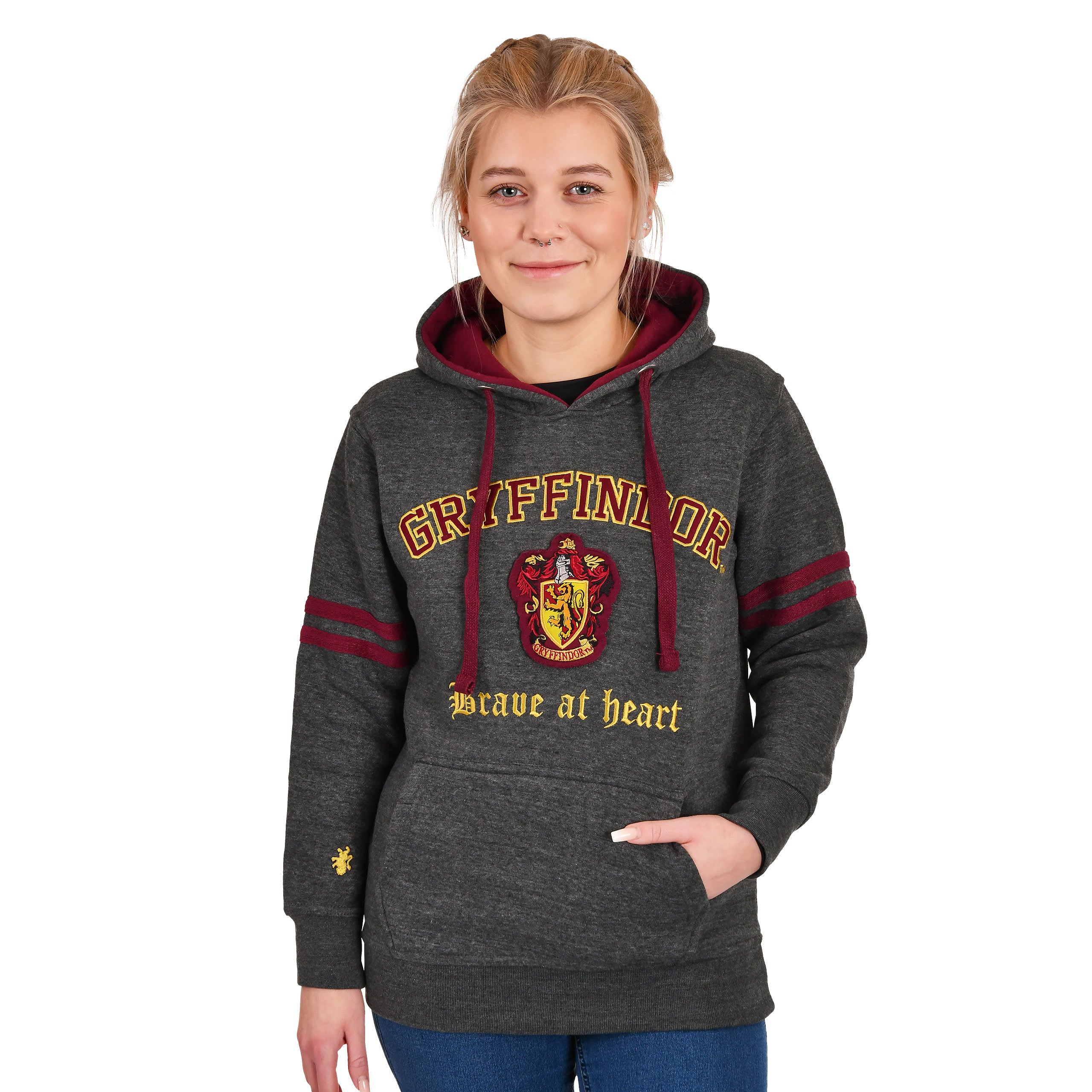 Immagine del prodotto Harry Potter - Grifondoro Stemmo Felpa Premium grigia