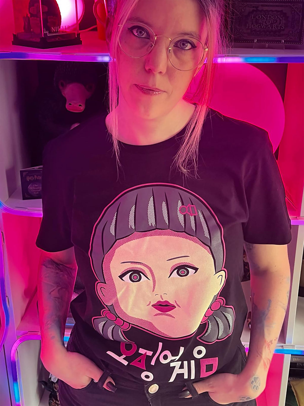 Product image Squid Game - Young-Hee Doll T-Shirt Black