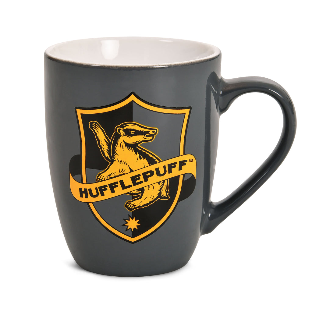 Immagine del prodotto Tazza grigia con logo Hufflepuff - Harry Potter