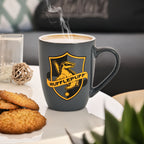 Immagine del prodotto Tazza grigia con logo Hufflepuff - Harry Potter