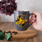 Immagine del prodotto Tazza grigia con logo Hufflepuff - Harry Potter