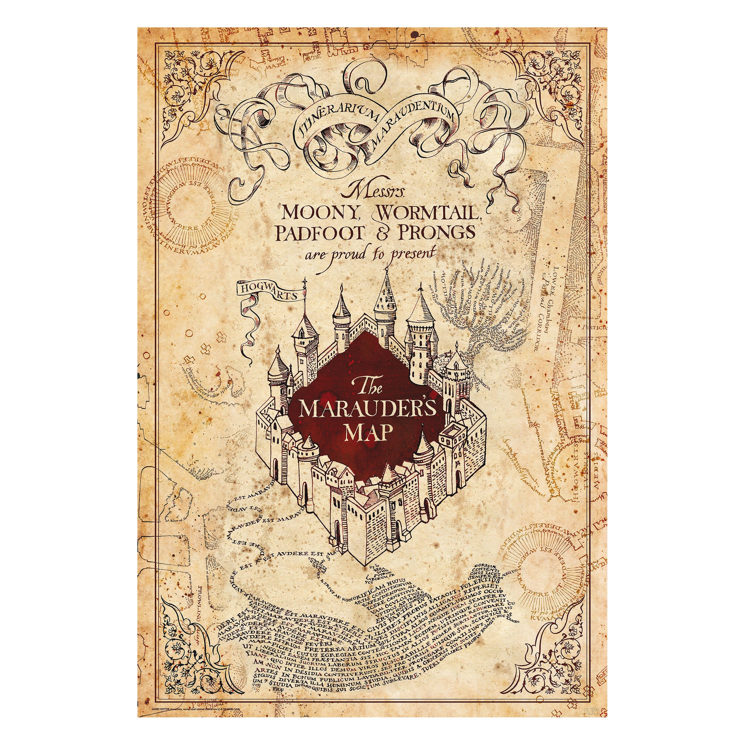 Immagine del prodotto Harry Potter - Mappa del Malandrino Maxi Poster