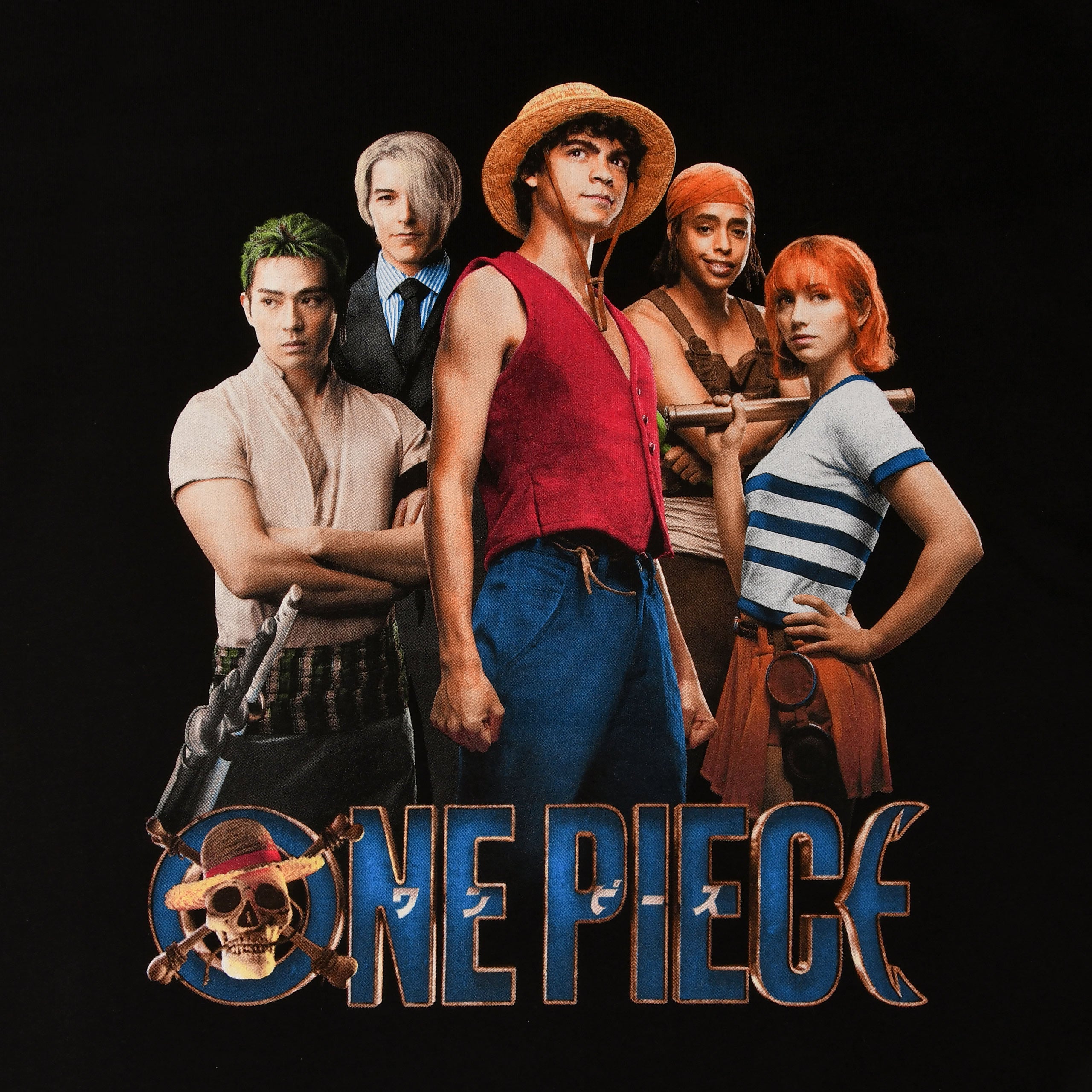 Immagine del prodotto Maglietta nera della ciurma di Cappello di Paglia - One Piece