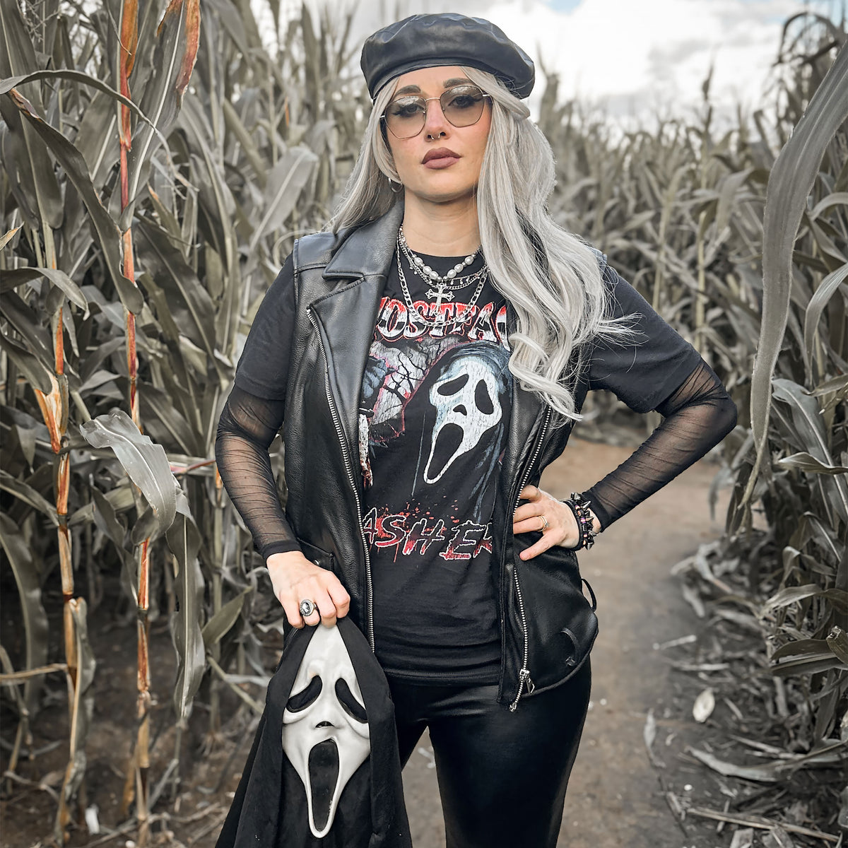Immagine del prodotto Scream Ghost Face - Maglietta Slasher nera