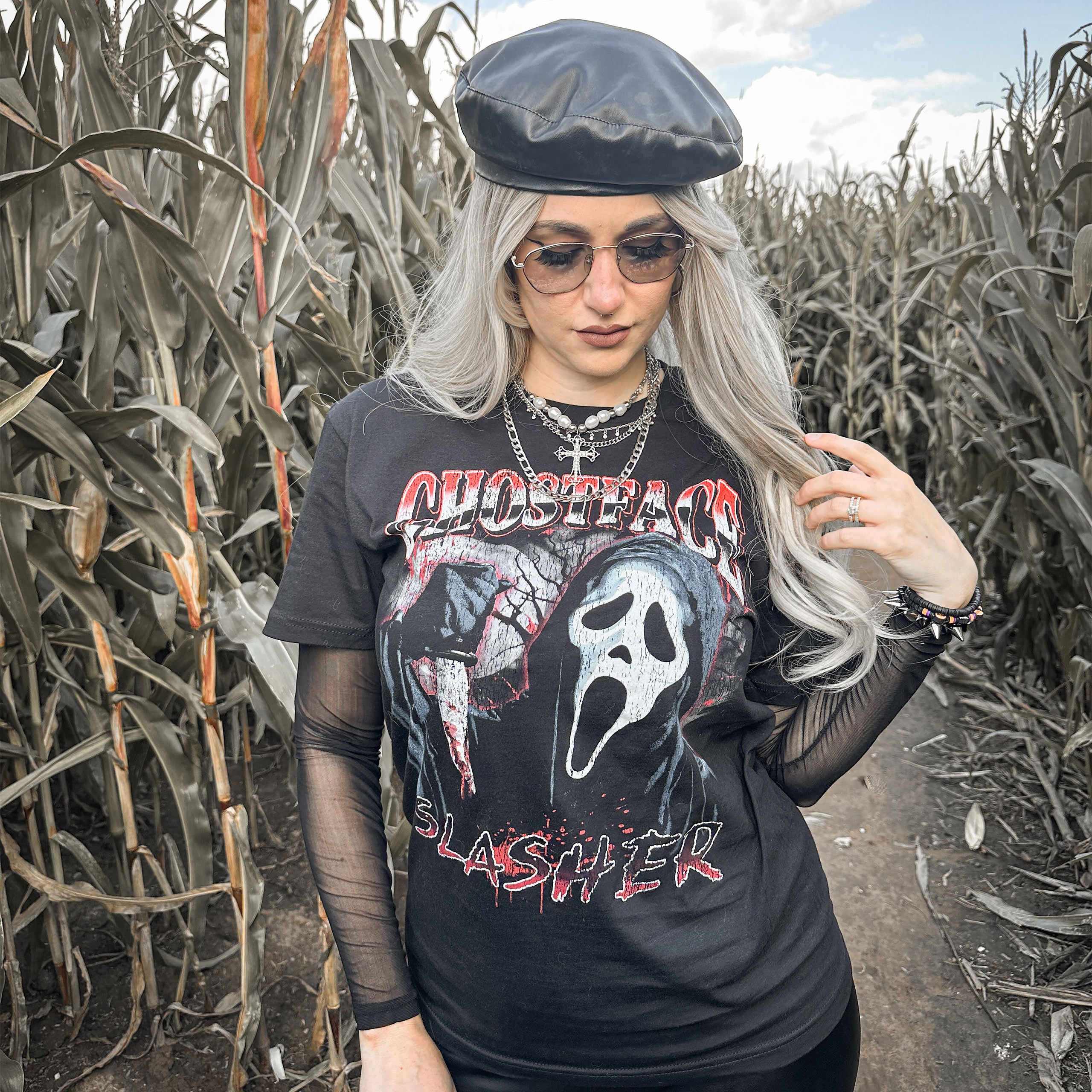 Immagine del prodotto Scream Ghost Face - Maglietta Slasher nera