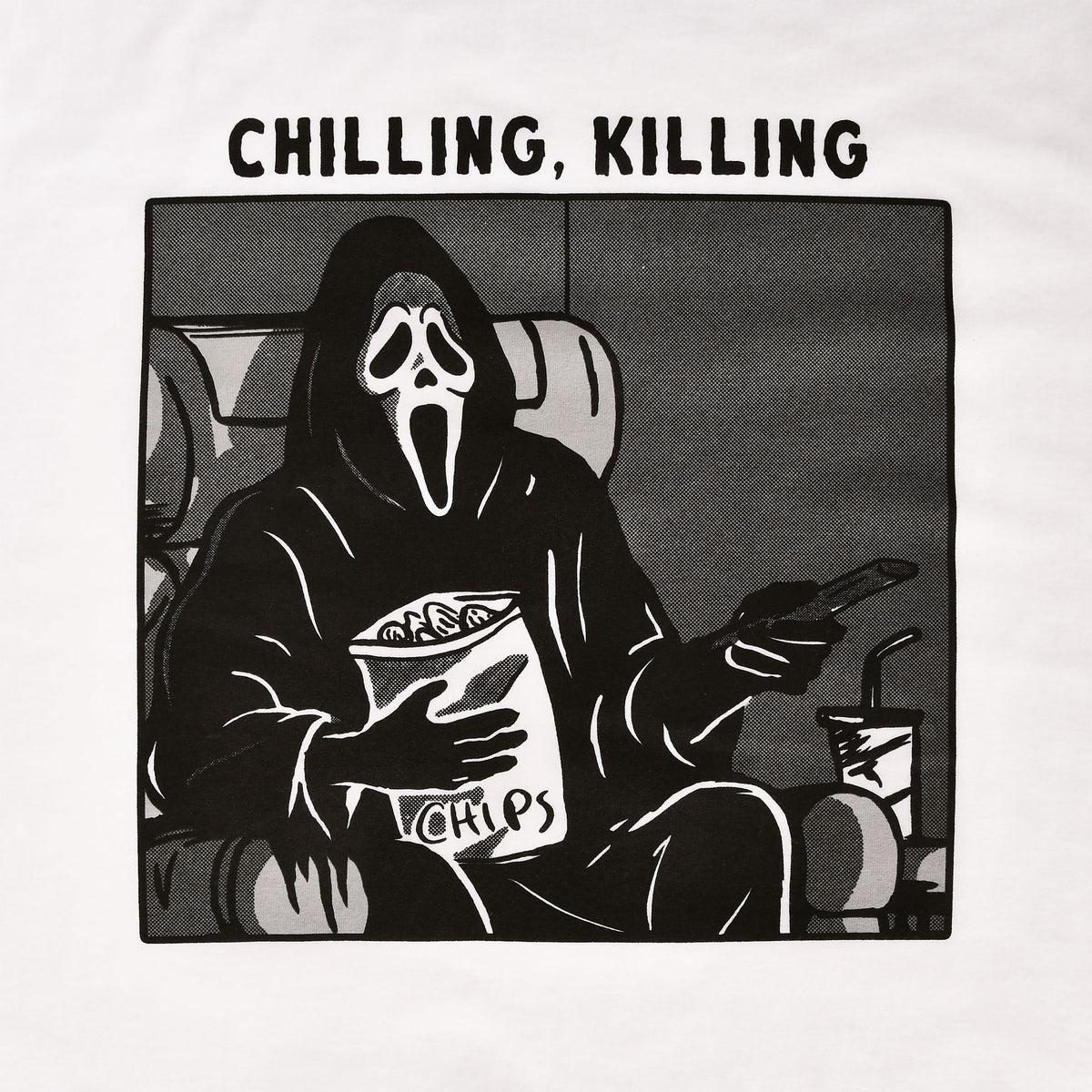 Product image Ghost Face - Chilling, Killing T-Shirt white