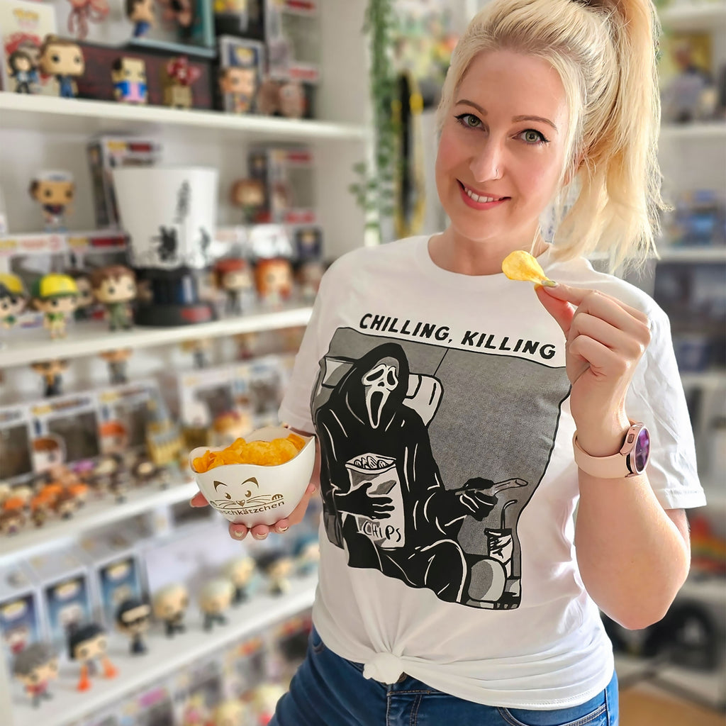 Product image Ghost Face - Chilling, Killing T-Shirt white