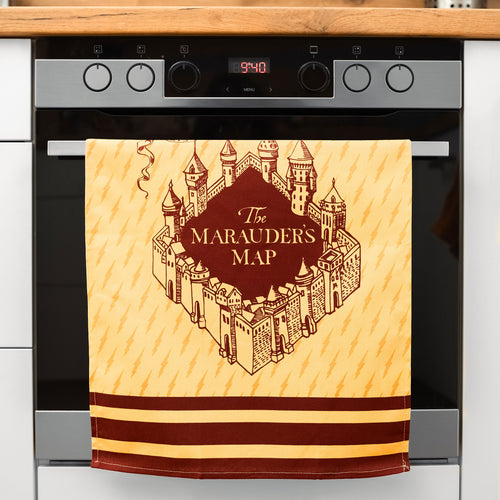 Immagine del prodotto Set di strofinacci Hogwarts e Mappa del Malandrino - Harry Potter