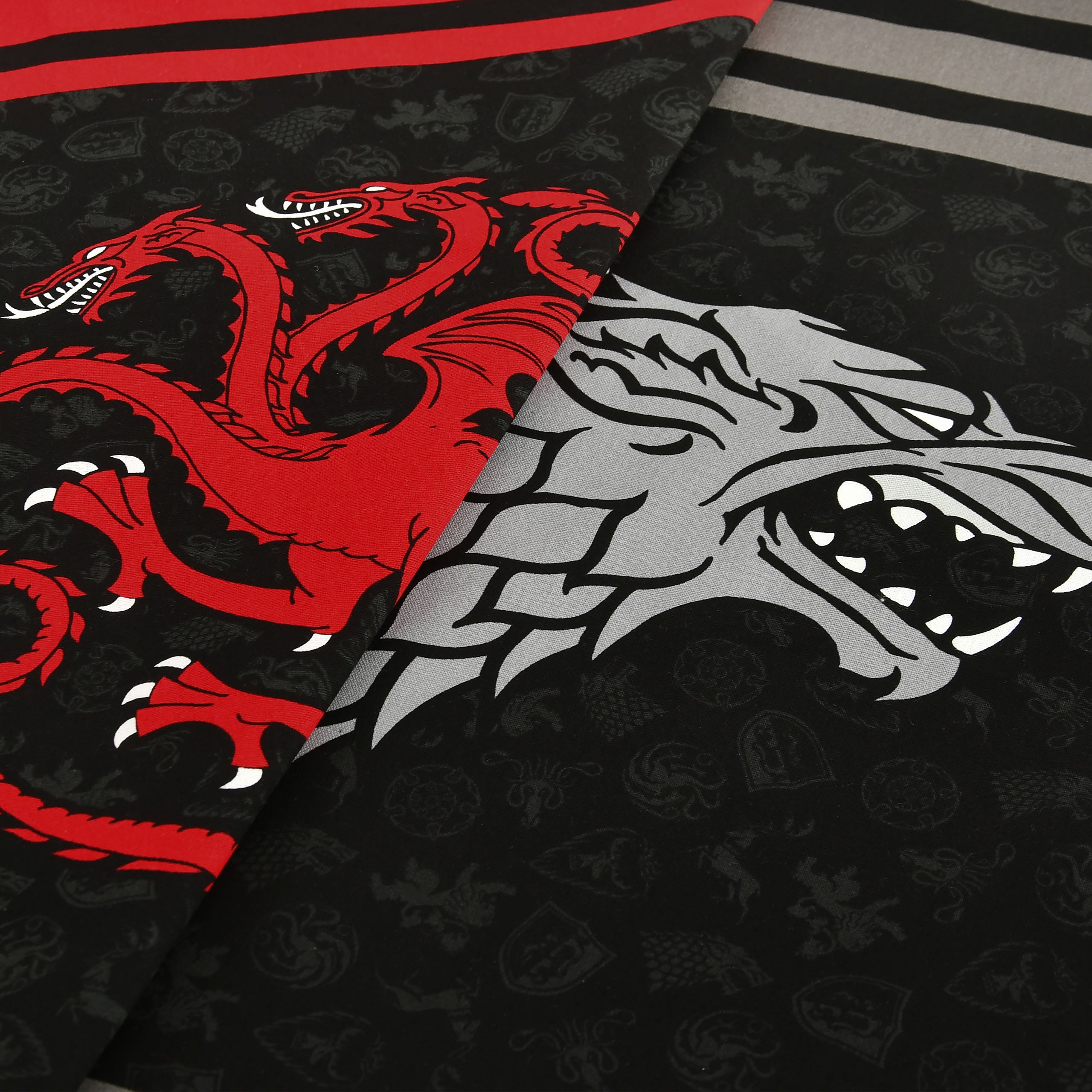 Immagine del prodotto Set di strofinacci Stark e Targaryen - Game of Thrones