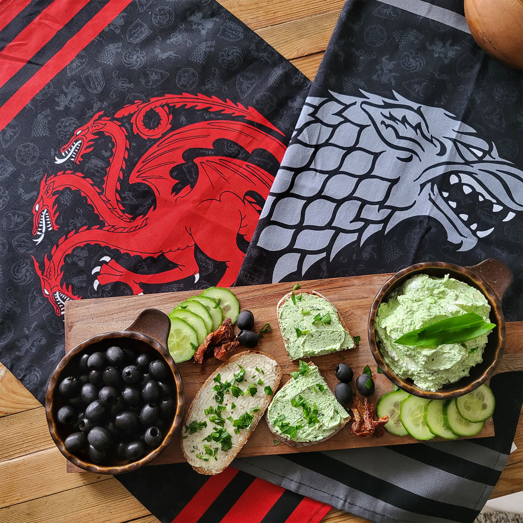 Immagine del prodotto Set di strofinacci Stark e Targaryen - Game of Thrones