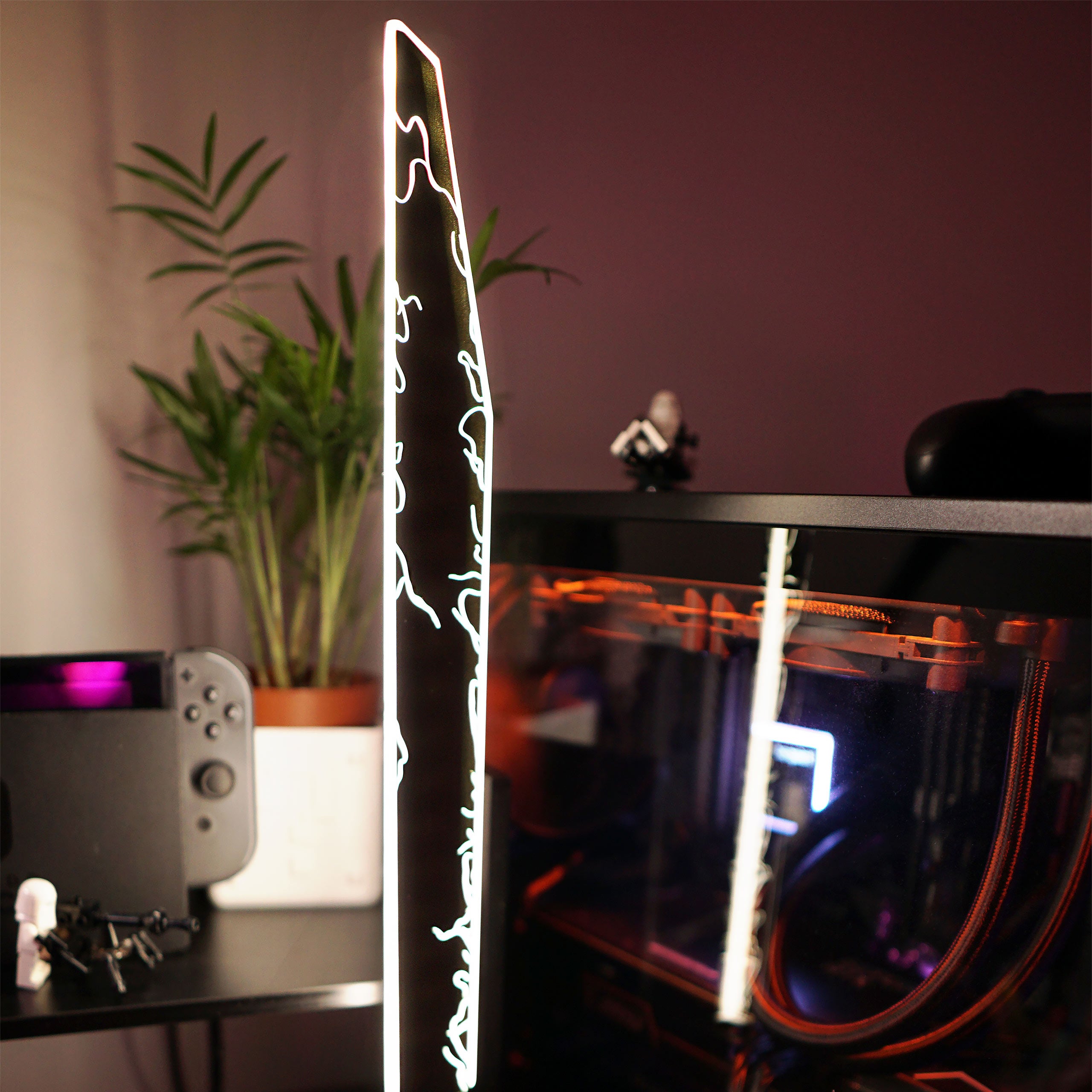 Immagine del prodotto Lampada da tavolo spada laser Darksaber Mandalorian - Star Wars