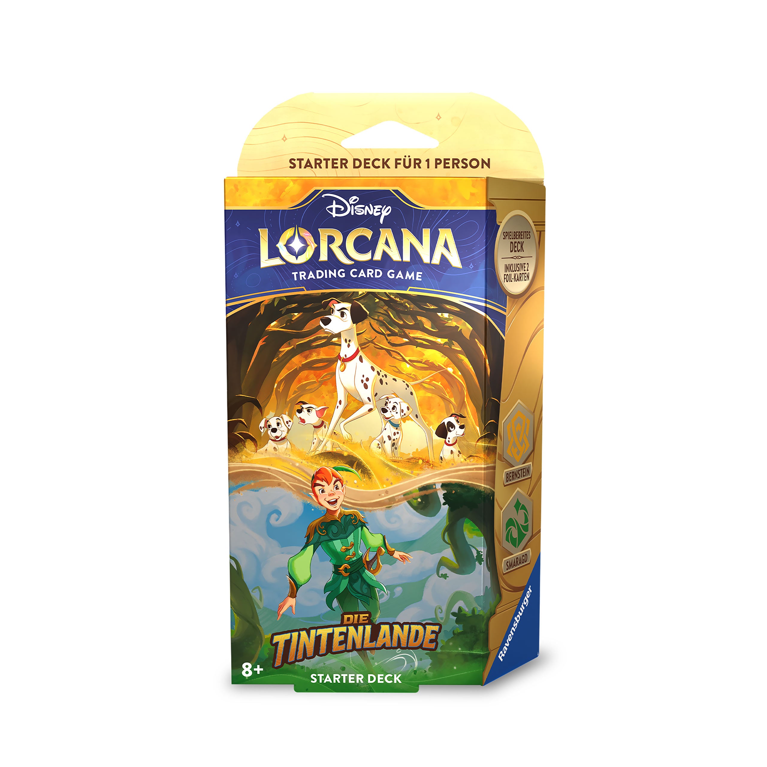 Immagine del prodotto Disney Lorcana Ambra e Smeraldo Starter Set - Il gioco di carte collezionabili di Tintenlande