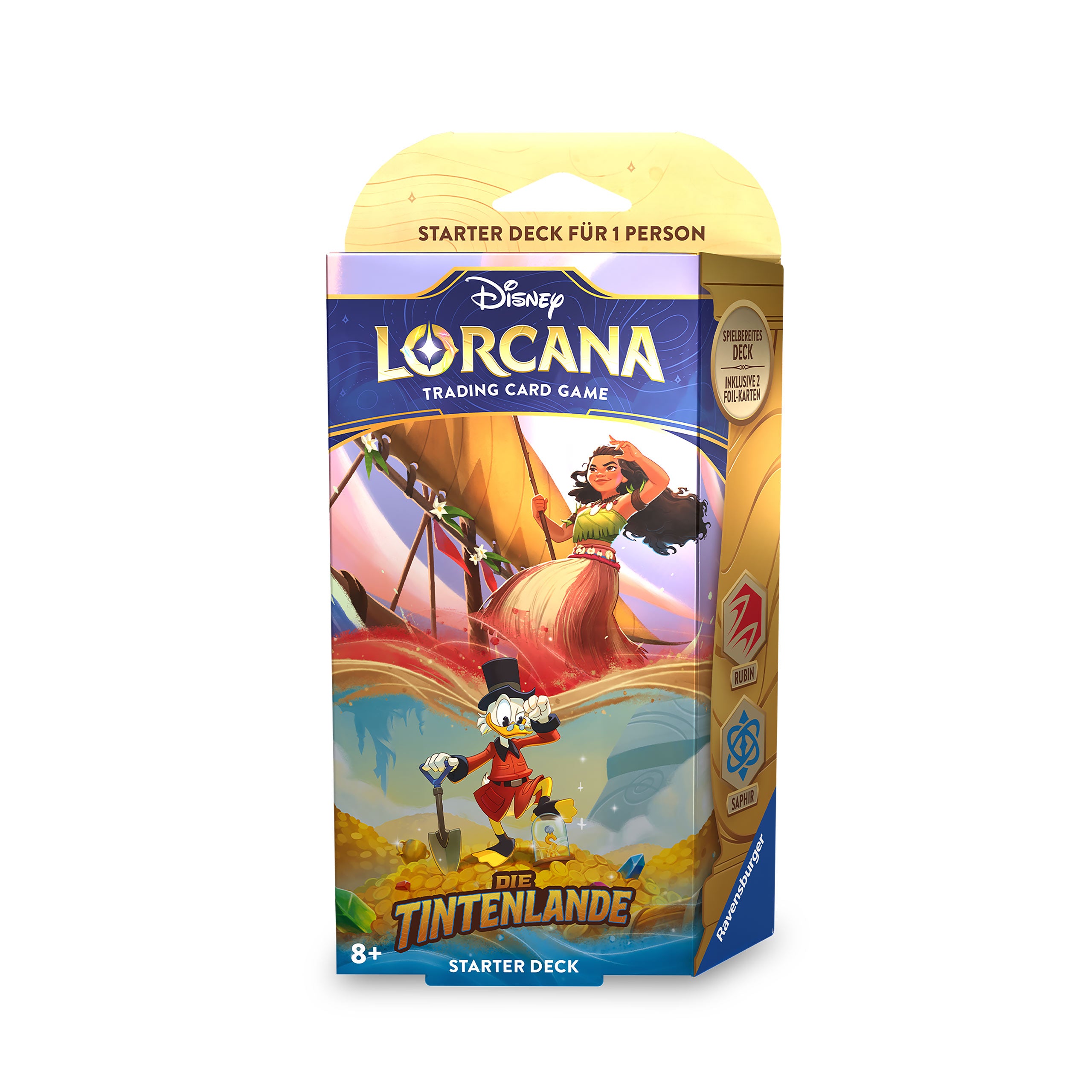 Immagine del prodotto Disney Lorcana Rubino e Zaffiro Starter Set - Il gioco di carte collezionabili di Tintenlande