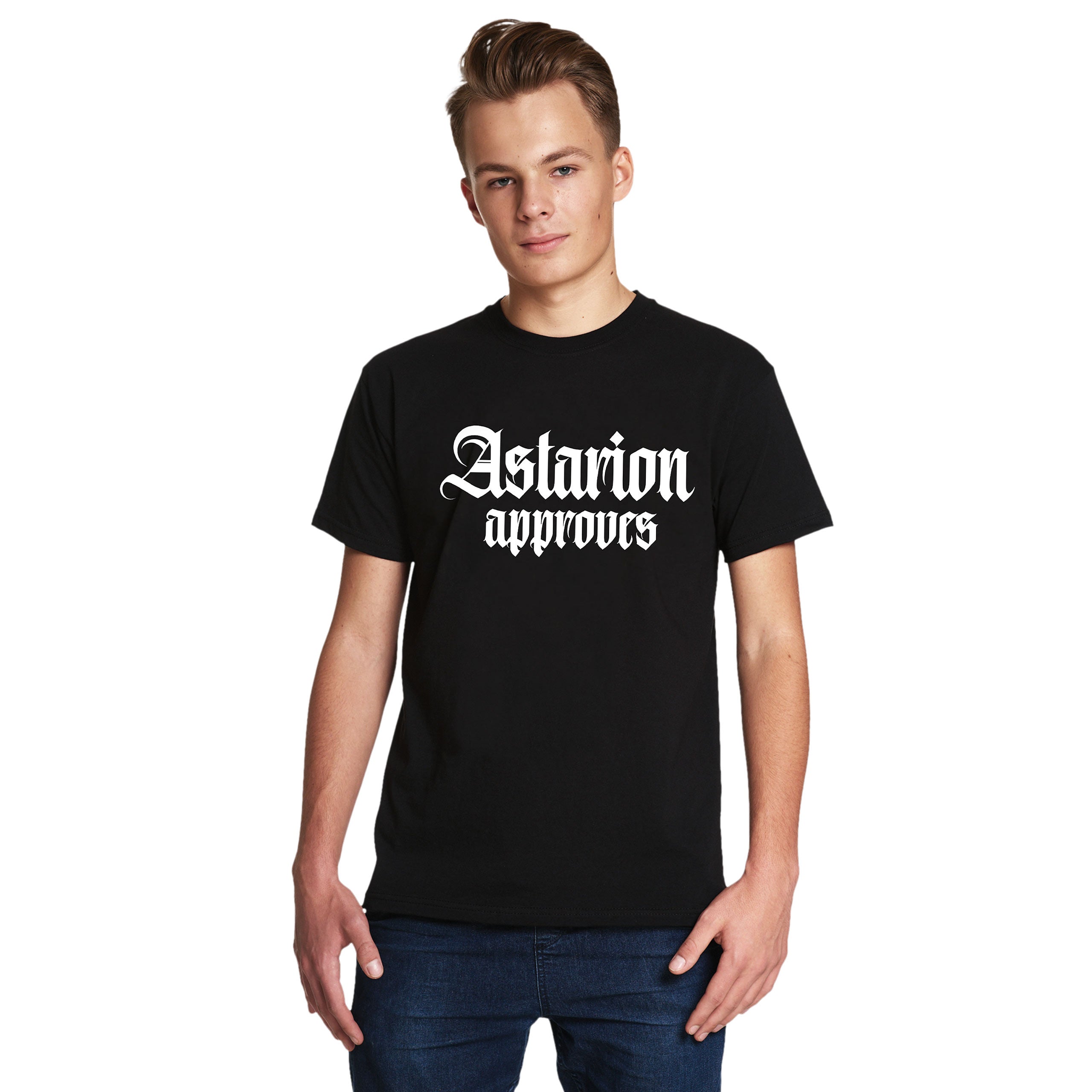 Immagine del prodotto T-shirt Astarion Approves per fan di Baldur's Gate