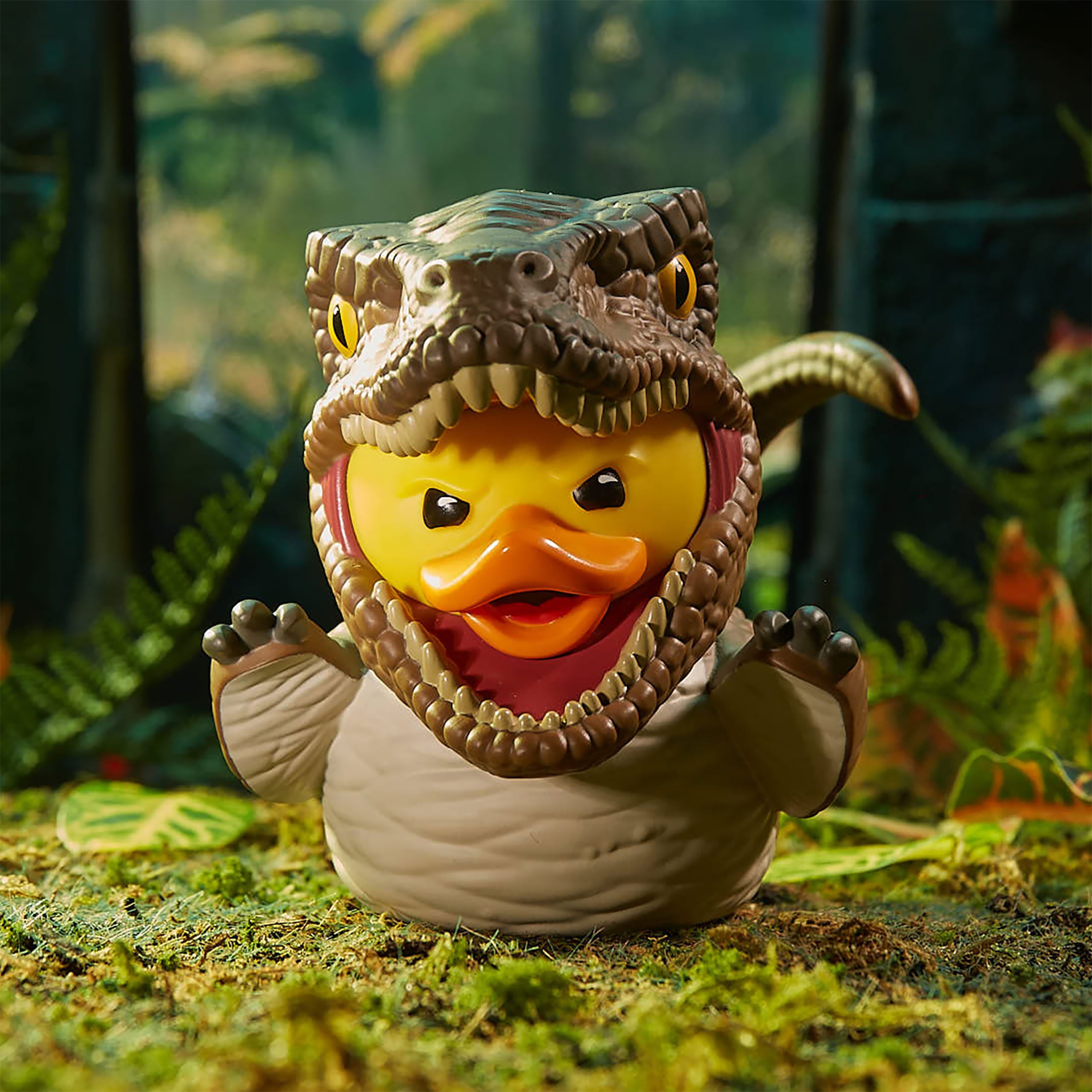 Immagine del prodotto Anatra da collezione Velociraptor TUBBZ - Jurassic Park
