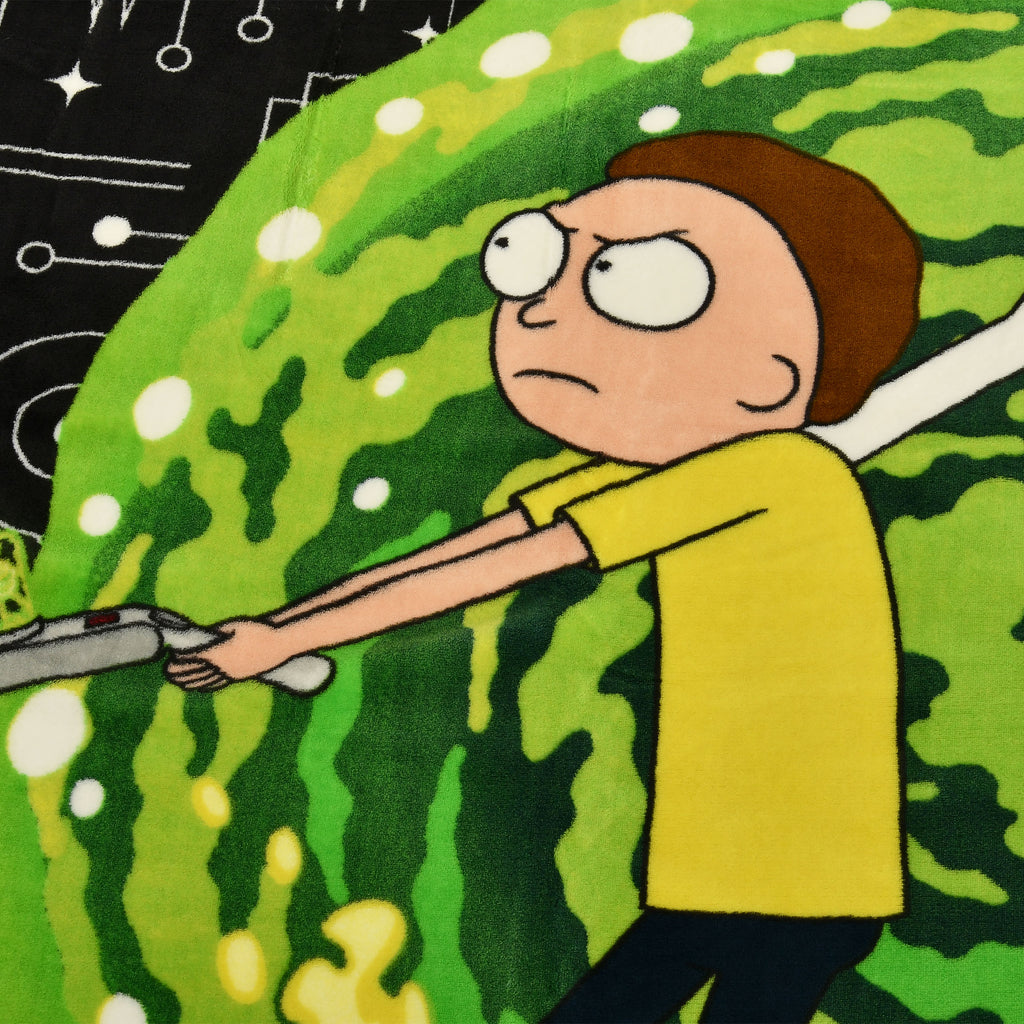Immagine del prodotto Rick and Morty - Coperta in Pile Portal