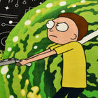Immagine del prodotto Rick and Morty - Coperta in Pile Portal