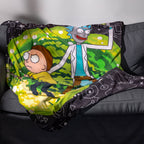 Immagine del prodotto Rick and Morty - Coperta in Pile Portal
