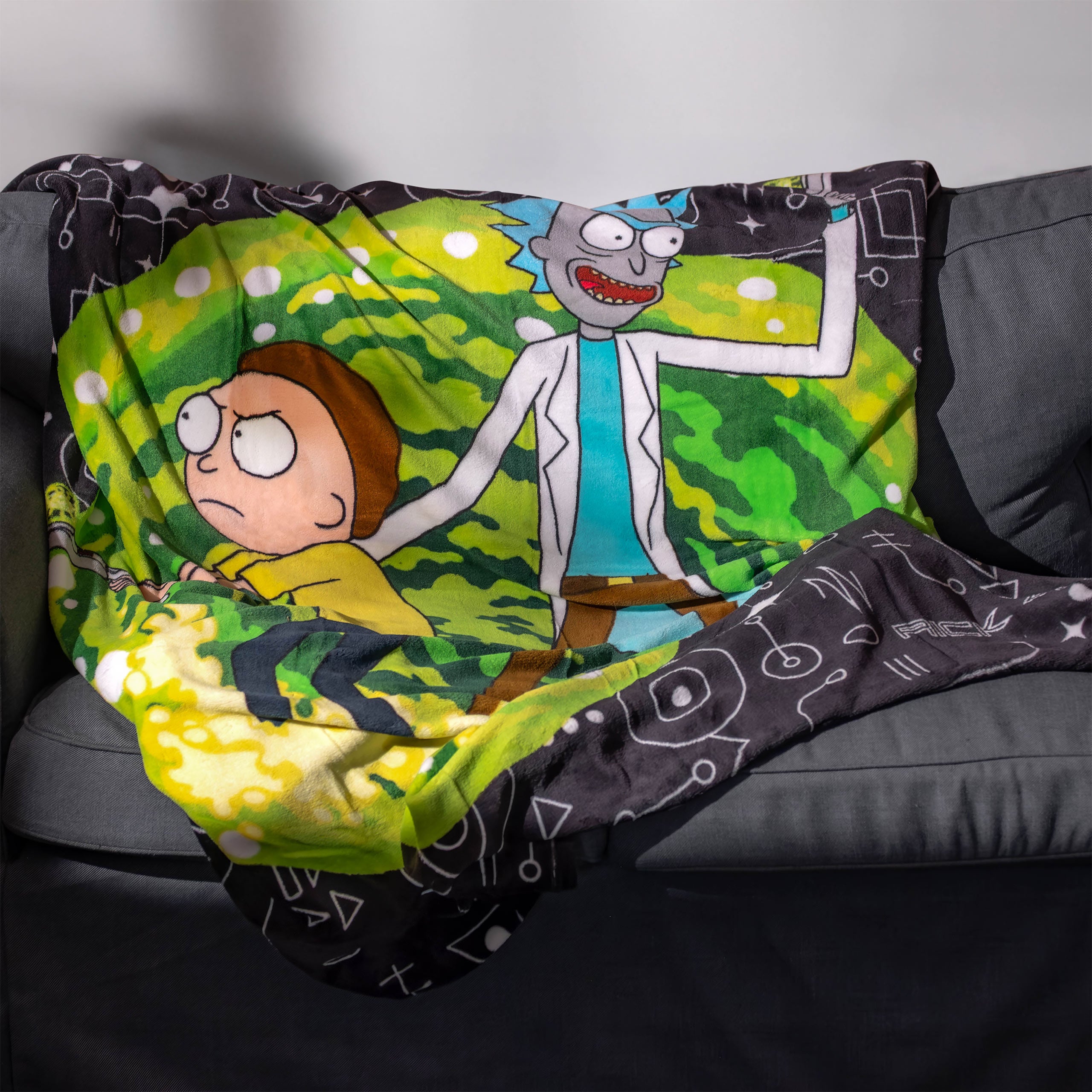 Immagine del prodotto Rick and Morty - Coperta in Pile Portal
