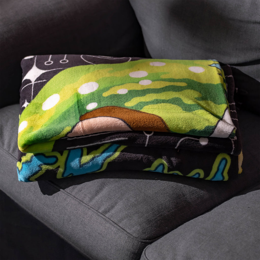Immagine del prodotto Rick and Morty - Coperta in Pile Portal